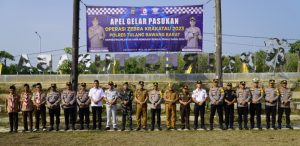Pj. Bupati Tuba Barat “M Firsada” Hadiri Apel Gelar Pasukan Operasi Zebra Krakatau 2023