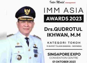 Begini Ucapan Pj Bupati Drs Qudrotul Ikhwan Raih Penghargaan The Best Leader Public Service