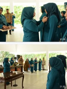 Tiga Ketua TP PKK Tingkat Kecamatan Tuba Barat di Lantik Hanita Firsada, Pj Bupati Harapkan Ini