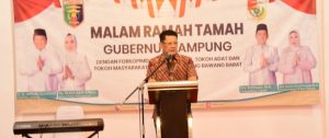 Pj Bupati Tubaba M. Firsada Ucap dan Katakan Ini Pada Acara Ramah Tamah Sambut Gubernur