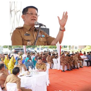 Pj. Bupati Tubaba “Firsada’ Hadiri Serah Terima Jabatan Camat Pagar Dewa dan Tumijajar