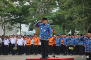 Pemkab Tuba Gelar Upacara HUT KORPRI Ke-52, Pembina Upacara Ferli Yuledi Katakan Ini