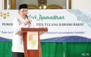Ini Kata dan Harapan Pj Bupati Tubaba M. Firsada Sa,at Buka Puasa Bersama Masyarakat Kecamatan Lambu Kibang