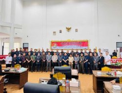 DPRD Tubaba Paripurna Penetapan Paslon Terpilih Cabup-Cawabup