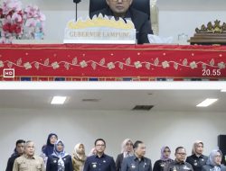 Pj Sekretaris Prov Lampung Hadiri Paripurna DPRD Lampung Dalam Rangka Ini