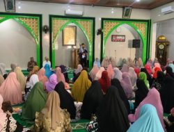 Majelis Muslimat NU Kedamaian Gelar Isra Miraj di Masjid Ukhwatul Islamiyah