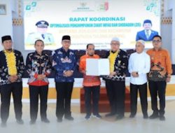 Pj Bupati Tuba “Ferli Yuledi” Hadiri Rapat ZIS, Begini Mamfaat Berikut Ucapan nya