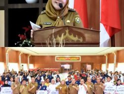 Walkot Balam Hj. Eva Dwiana Beri Tali Asih Peraih Medali dan Peserta PON XXI