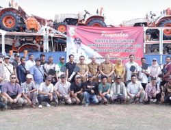 Pj Sekda Tuba “Haryanto” Serahkan Alsintan Bantuan Mentan Ke Brigade Pangan