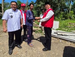 Gara-Gara Puting Beliung Hantam Lamtim “Azwar Hadi” Kucurkan Bantuan Lewat PMI