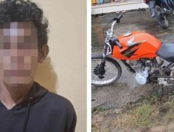 Polisi Tubaba Tangkap Pelaku Curanmor di Tiyuh Marga Kencana, KUHP di Ancam 7 Th Penjara
