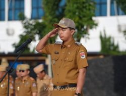Wakil Bupati Mesuji “Yugi Wicaksono” Beri Ultimatum Para Pejabat, Sa,at Pimpin Apel Perdana