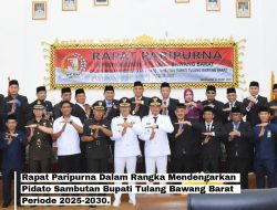 Pidato Perdana Novriwan Jaya Pada Rapat Paripurna DPRD Tubaba