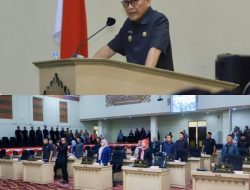 Bupati Tuba “Qudrotul Ikhwan” Hadiri Langsung Paripurna DPRD Tentang LPJ dan Raperda Kampung