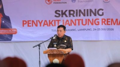 Wabup Tuba Hankam Hasan Hadiri Skrining Penyakit Jantung